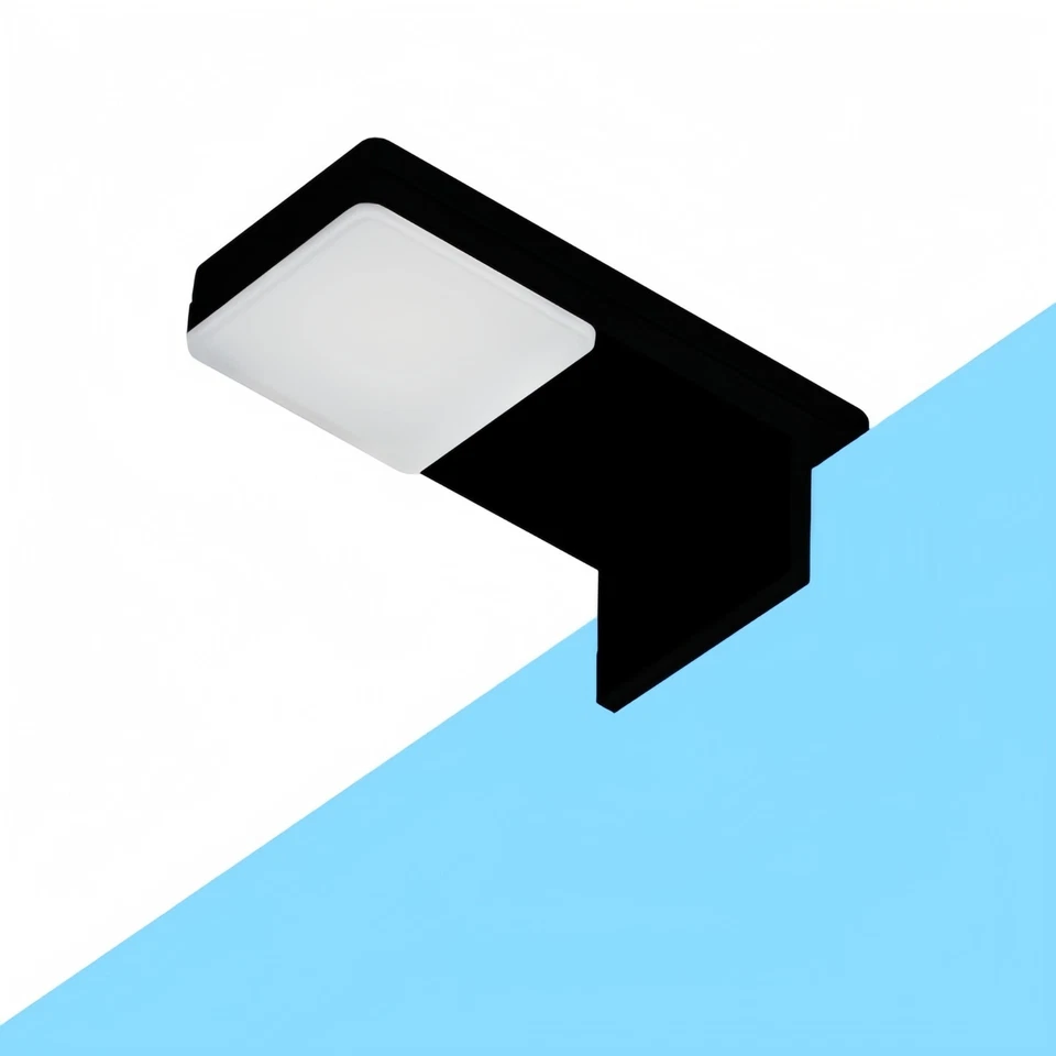 Lampada LED Specchio Bagno Moderna 3W  IP44 Doppio Montaggio Luce Naturale 4000K - Immagine 2 di 4