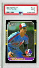 1987 Donruss Tim Wallach PSA 9