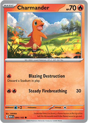 1x Charmander 004/165 Scarlet & Violet 151 Pokemon TCG Card NM | eBay