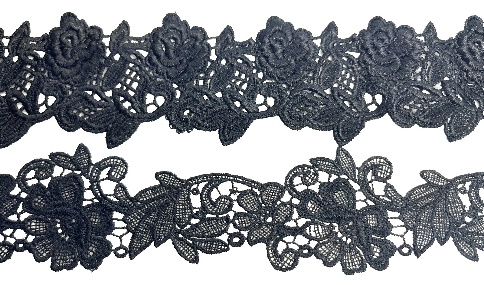 Negro ribetes para Costura