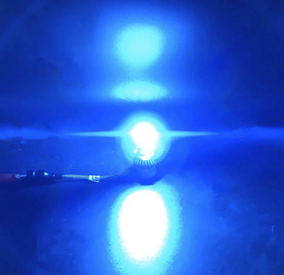 9006 BLUE LED HEADLIGHT Bulbs 10000K Lights 10k Kit Fit Nissan Titan 2005 - 2014 - Image 2 of 4