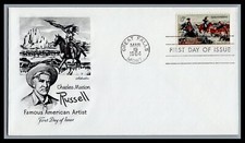 US FDC # 1243 5c Charles Russel  Artmaster  1964, 9L329