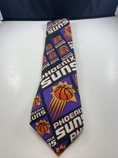 RM Style Ralph Marlin Phoenix Suns NBA Team Logo Men  s Novelty Tie 100 Silk