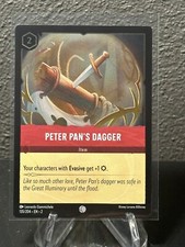 Peter Pan  s Dagger - Foil - 135/204 - Disney Lorcana - Rise Of The Floodborn