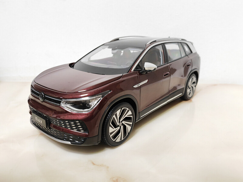 ミニカー 1/18 SAIC フォルクスワーゲン ID.6X SUV ゴールド 1/18 VOLKSWAGEN ID.6X SUV Diecast Metal Model Car Gifts Gold
