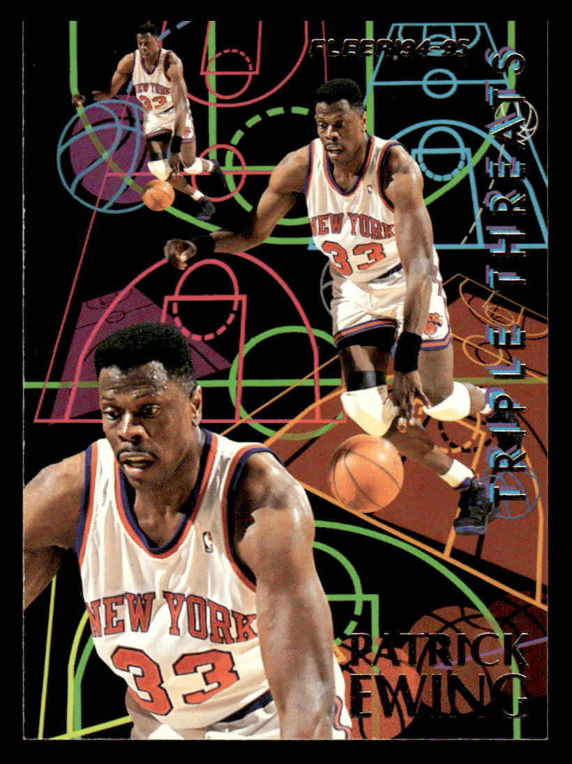1994-95 Fleer #2 Patrick Ewing Triple Threats