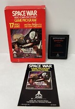 Space War Atari 2600 Game W/ Box  Manual -tested