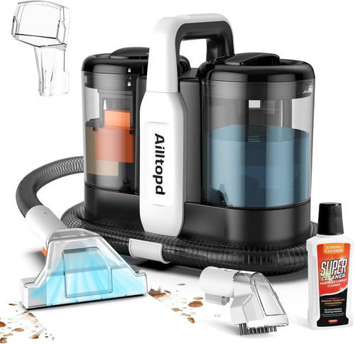 Portable Carpet & Upholstery Spot Cleaner, Powerful Suction & Spot Remover, Deep