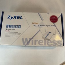 ZyXEL Zyair G-2000 Plus 54 Mbps 4-port 10/100 Router Wireless