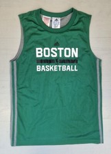 C5/17 ADIDAS BASKET BOSTON CELTICS CANOTTA CANOTTIERA  BAMBINO AA7783