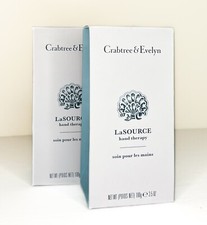 Crabtree Evelyn La Source Hand Therapy Cream Lotion TWO 2 3.5oz Each