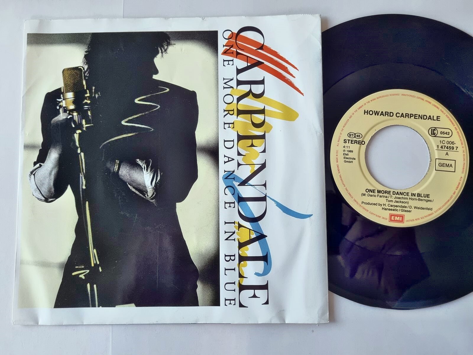 Howard Carpendale - One more dance in blue 7'' Vinyl Germany