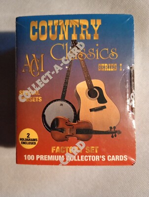 1992 Country Classics Series 1 FACTORY SEALED 100 CARD SET by COLLECT-A-CARD 
