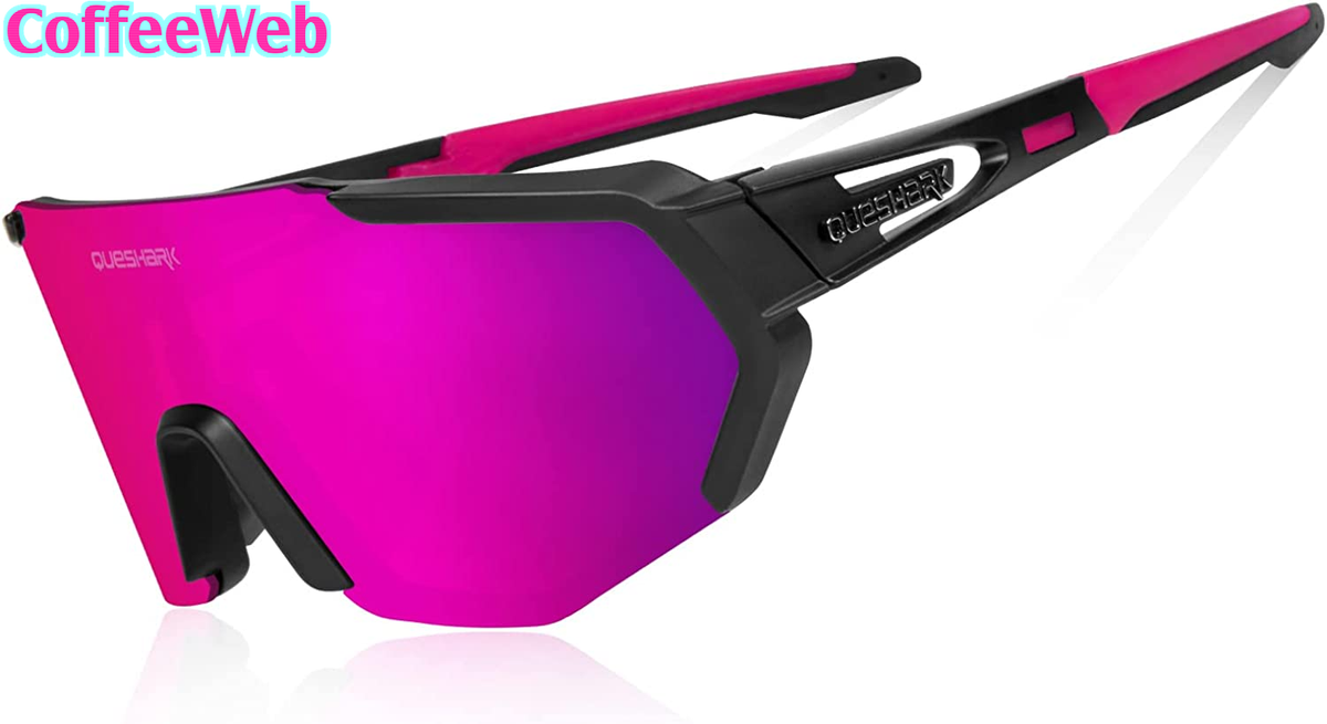 Occhiali Sportivi Polarizzati Queshark - 3 Lenti Intercambiabili, UV400 - Foto 3