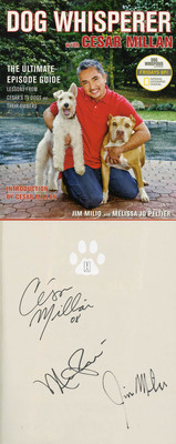Cesar Millan SIGNED AUTOGRAPHED Dog Whisperer SC 1st Ed/1st National Georgraphic