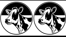 Holstein Cow Vinyl Decal Vehicle Car Window Tablet Laptop Tumbler Notebook