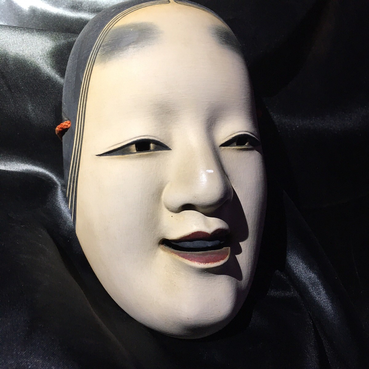 Japanese Theater Noh Mask Ko Omote Exceptional Beauty Antique