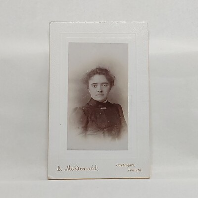 Victorian Photograph CDV of a Lady E Mc Donald Castle Gate Penrith