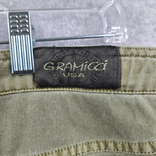 Vintage Gramicci Capri Pants Women’s 33x24 Olive Belted Outdoor Hiking USA Made - Picture 7 of 16