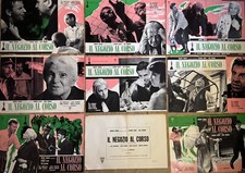 IL NEGOZIO AL CORSO-8 Fotobuste originali con folder-Ebraismo-1965-