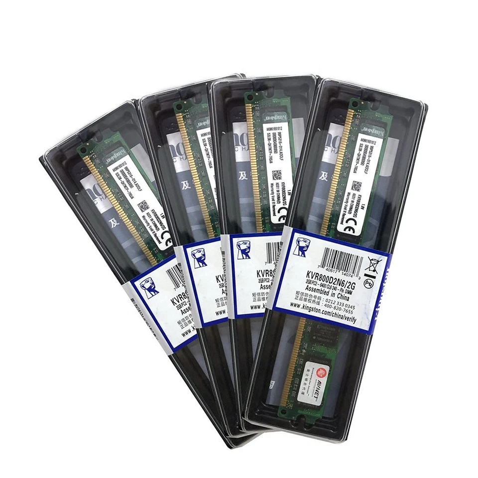 Original Kingston 8GB 4GB 2GB DDR2 800Mhz PC2-6400 KVR800D2N6/2G Desktop Memory - Image 2 of 4