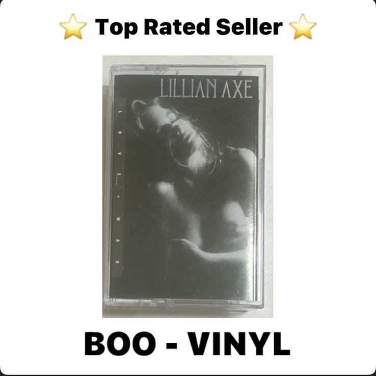 Lillian Axe - Love and War - Cassette Tape Hard Rock EX / EX