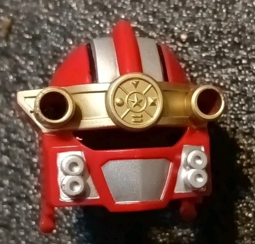 VTG 1996 BANDAI MMPR POWER RANGERS ZEO DELUXE RED BATTLEZORD HELMET HEAD PART