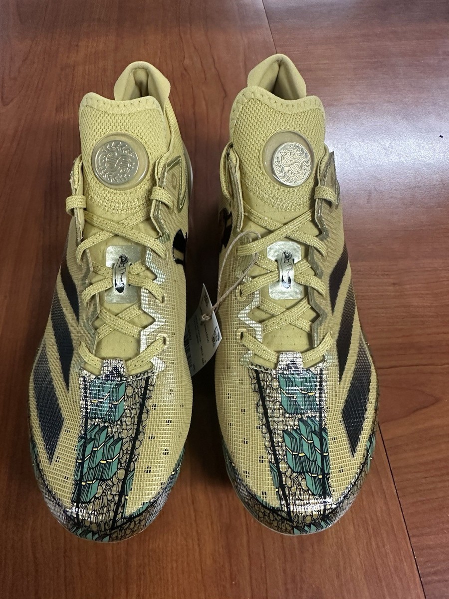 Adidas Adizero Electric Scrooge McDuck Gold Football Cleats IE6557