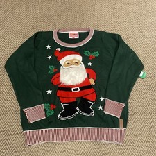 Women  s Tipsy Elves Its Flipping Christmas Ugly Holiday Sweater Funny Gag XL NWT