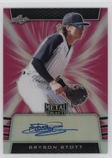 2019 Leaf Metal Draft Pink 18/20 Bryson Stott #BA-BS2 Auto 4z8