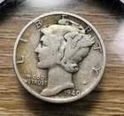 1940-P Mercury Dime - Actual Coin Shown - Free Shipping & Tracking INV#211
