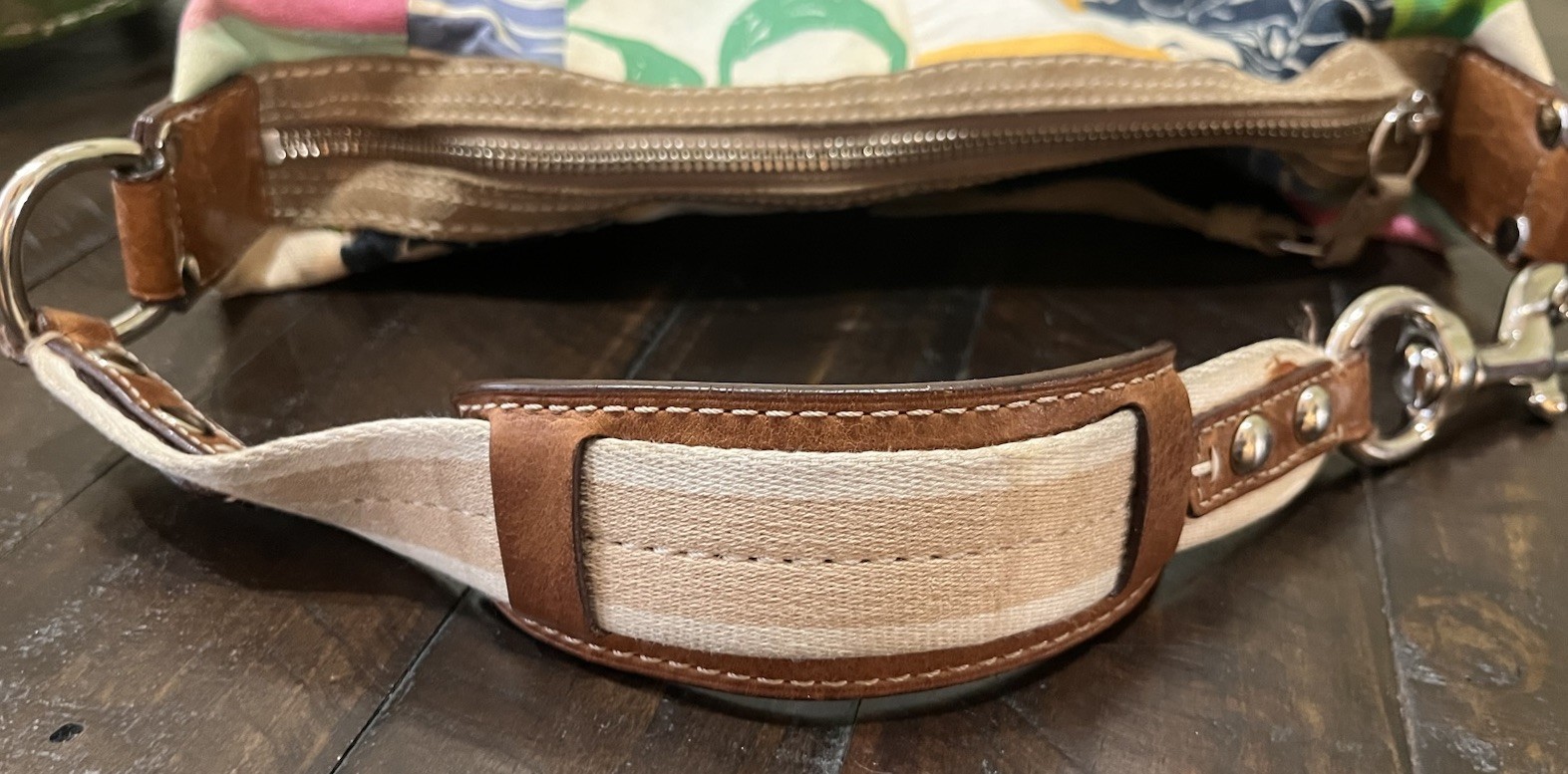 Coach Y2K Hampton Patchwork Multicolor Pastels Ho… - image 5