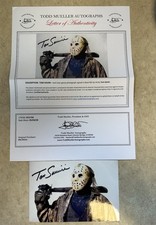 Tom Savini Signed 6x4 Color Glossy Photograph As Jason Voorhees Friday 13th Tom Savini Signed 6x4 Color Glossy Photograph As Jason Voorhees Friday 13th