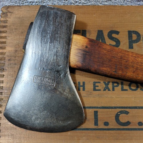 Vintage Restored Plumb Victory National Pattern 1.75 Lb. Single Bit Axe/Hatchet 