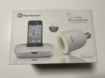 KENTRON DOCKING + KABELLOSE AUDIO LAMPE FÜR IPHONE IPOD