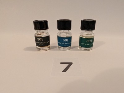 Bon Parfumeur Sample Lot #602 #801 #901
