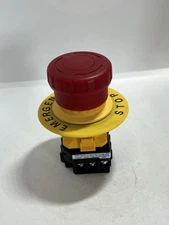 IDEC XN1E-LV PUSHBUTTON EMERGENCY STOP ILL LED RED 250V 5A NNB