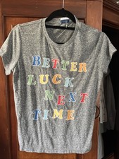 MOTHER The Boxy Goodie Goodie Tee Enjoy Your Outfit Small 140