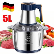 5L Multi Zerkleinerer Elektrisch Gemüse Multihacker Häcksler Zwiebelschneider DE