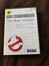SEGA Ghostbusters Master System Action & Adventure w/ Manual  1987 COMPLETE CIB