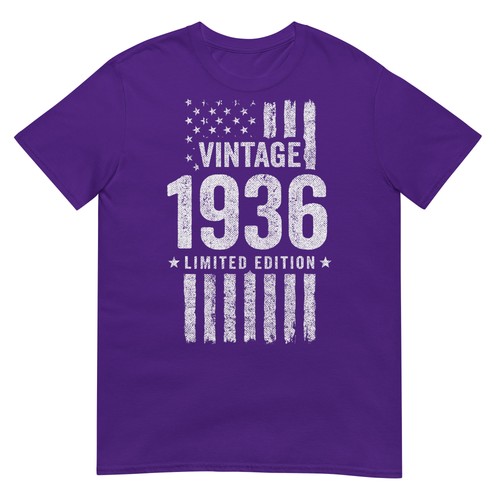1936 Birthday - Born in 1936 - Limited Edition Vintage 1936 T-Shirt - Picture 5 of 13