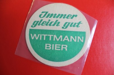 Bierdeckel  BRAUEREI  WITTMANN  LANDSHUT  93MM  aus Sammlung