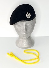 Royal Tank Regiment Beret, Badge & Lanyard. Various Sizes. British Army Surplus.