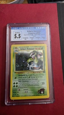 Erika's Venusaur Holo 4/132 Gym Challenge 2000 Pokemon Card CGC