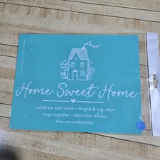 "Home Sweet Home” Chalk Couture Chalk Transfer Stencil Sz B RETIRED 8.5"x11"