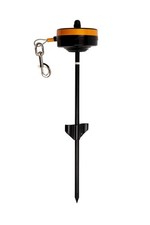 Lixit  Bracket Mount and Stake Retractable Leash Tie Outs for Dogs Small 