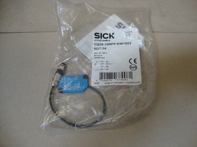 SICK Lichtschranke Sensor CQ28-10NPP-KW1S02 ,6037194 NEW