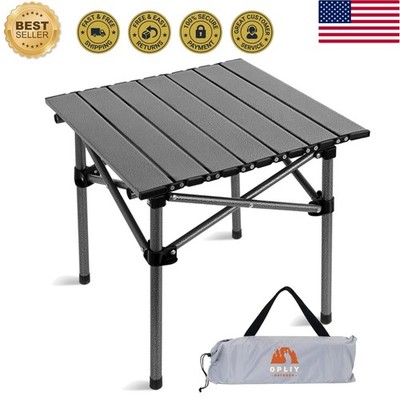 Modern 16.5-inch Camping Table - Perfect for Beach Trips, Tailgating & Hiking