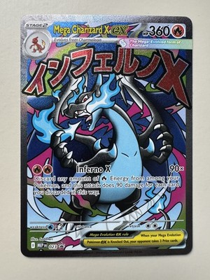 Pokemon Mega Glurak X Ex Promo ENG Very Good Centering 