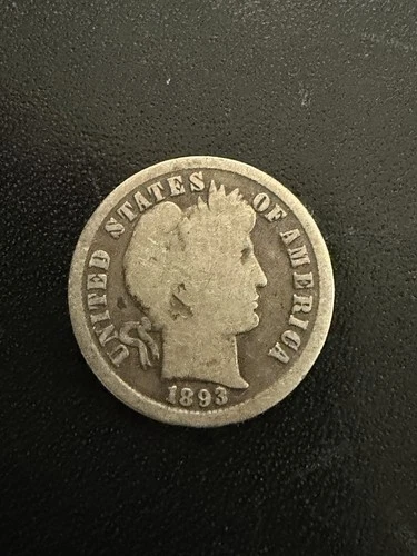 1893 P Barber Liberty Head Dime G+